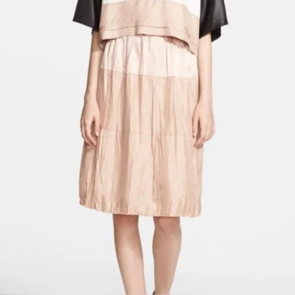 Rag & Bone Maria silk skirt in the Rugby Tan color - Picture 2 of 7